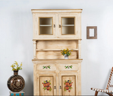 Handmade Indian Furniture Solid Mango Wood Crockery Unit Cabinet 03